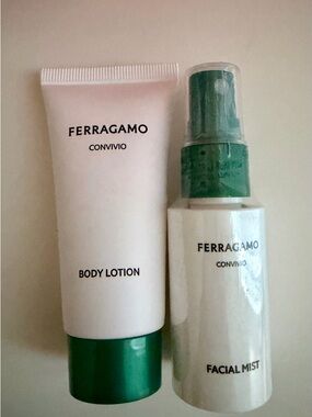 Salvatore Ferragamo Convivio Body Lotion & Facial Mist - NEW 1 OZ BOTTLES